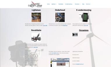 Schermafbeelding van ligfietsshop.nl