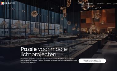 Schermafbeelding van lightadvice.nl
