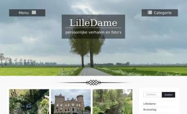 Schermafbeelding van lilledame.nl