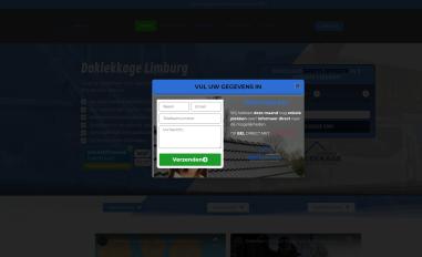 Schermafbeelding van limburgdaklekkage.nl