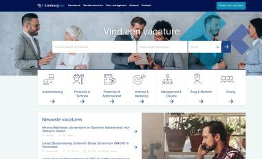 Schermafbeelding van limburgvac.nl