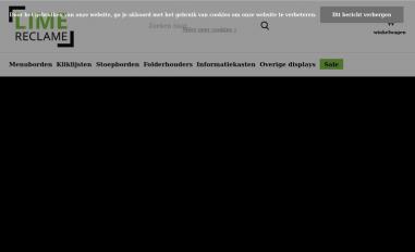 Schermafbeelding van limereclame.nl