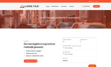 Schermafbeelding van limestaxi.nl