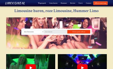 Schermafbeelding van limousine.nl