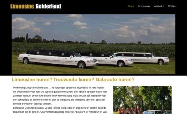 Schermafbeelding van limousinegelderland.nl
