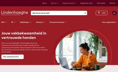 Schermafbeelding van lindenhaeghe.nl