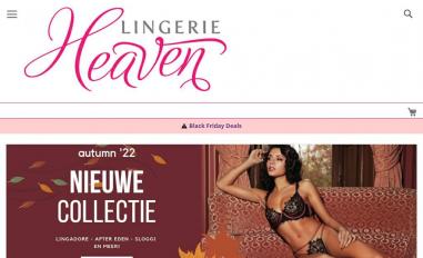 Schermafbeelding van lingerie-heaven.nl