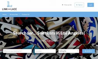 Schermafbeelding van linkandlace.com
