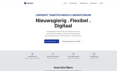 Schermafbeelding van linkdent.nl