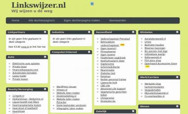 Schermafbeelding van linkswijzer.nl