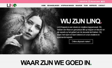 Schermafbeelding van linqkappers.nl