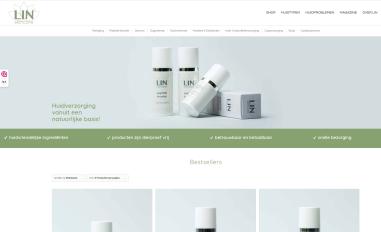 Schermafbeelding van linskincare.nl