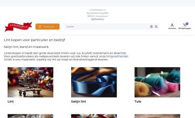 Schermafbeelding van lintenkopen.nl