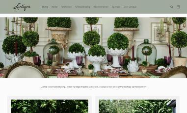 Schermafbeelding van lintique.nl