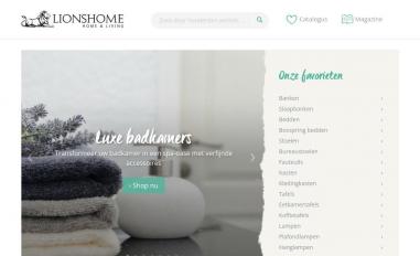 Schermafbeelding van lionshome.nl