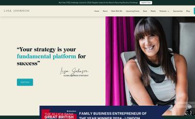 Schermafbeelding van lisajohnson.com