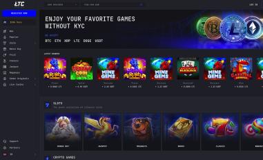 Schermafbeelding van litecoincasino.io