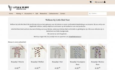 Schermafbeelding van littlebirdnest.nl