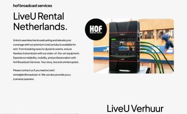 Schermafbeelding van liveu.nl