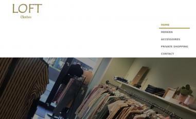 Schermafbeelding van loft-clothes.nl
