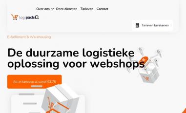 Schermafbeelding van logipacks.nl