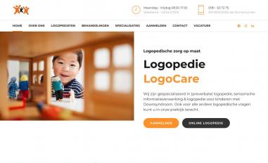 Schermafbeelding van logocare.nl