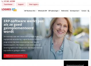 Schermafbeelding van logres.nl