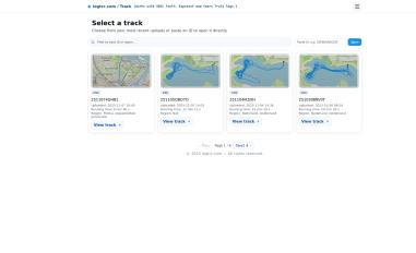 Schermafbeelding van logtrc.com