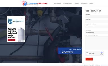 Schermafbeelding van loodgieter.amsterdam