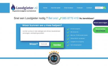 Schermafbeelding van loodgieter.nl