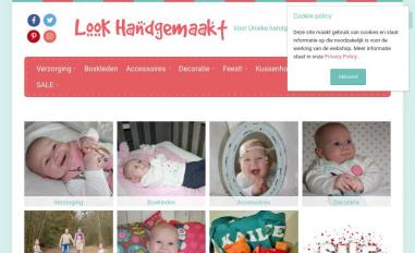 Schermafbeelding van lookhandgemaakt.nl