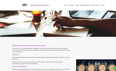 Schermafbeelding van loonplezier.nl