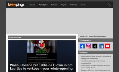 Schermafbeelding van looopings.nl