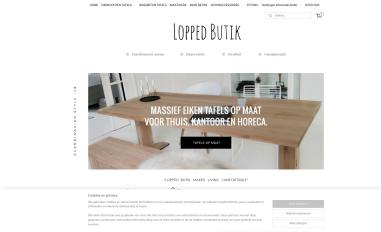 Schermafbeelding van loppedbutik.nl