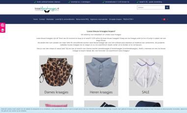 Schermafbeelding van losseblousekraagjes.nl