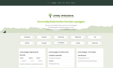 Schermafbeelding van loterijopzeggen.nl