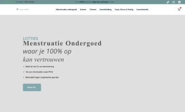 Schermafbeelding van lottiesperiod.com