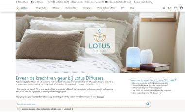 Schermafbeelding van lotus-diffusers.nl