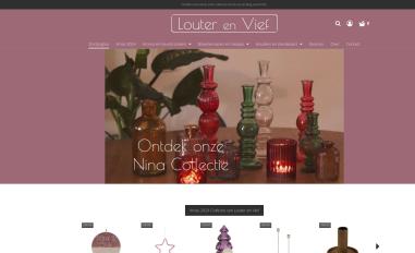 Schermafbeelding van louterenvief.nl