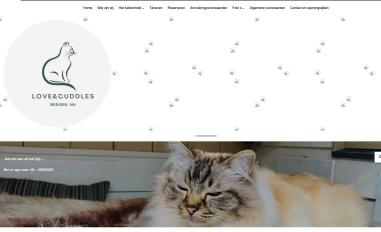 Schermafbeelding van loveandcuddles.nl