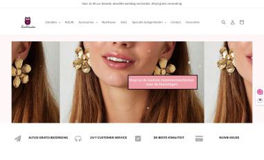 Schermafbeelding van lovesieraden.nl