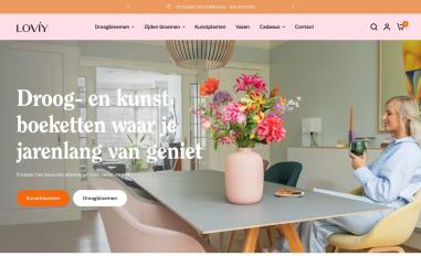 Schermafbeelding van loviy.nl