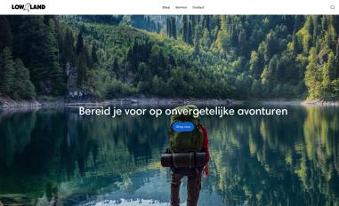 Schermafbeelding van lowlandoutdoor.myshopify.com