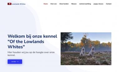 Schermafbeelding van lowlandswhites.nl