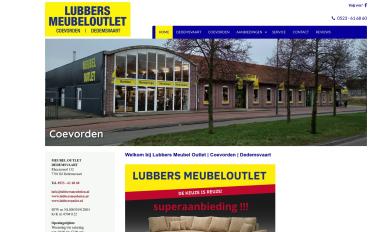 Schermafbeelding van lubbersmeubelen.nl