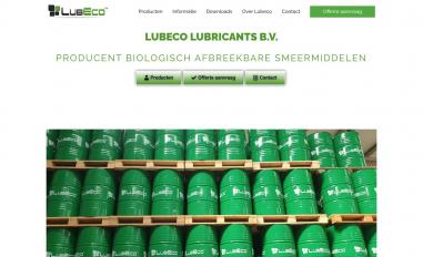 Schermafbeelding van lubeco.nl