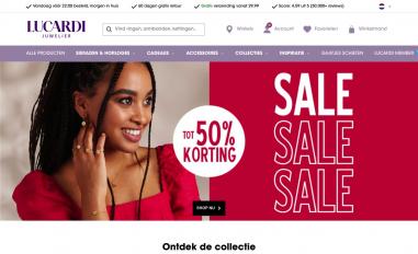 Schermafbeelding van lucardi.nl