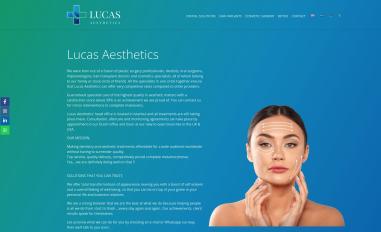 Schermafbeelding van lucas-aesthetics.com