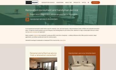 Schermafbeelding van lucasbouwt.nl