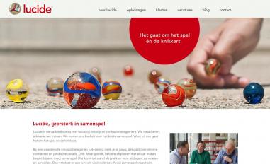 Schermafbeelding van lucide.org